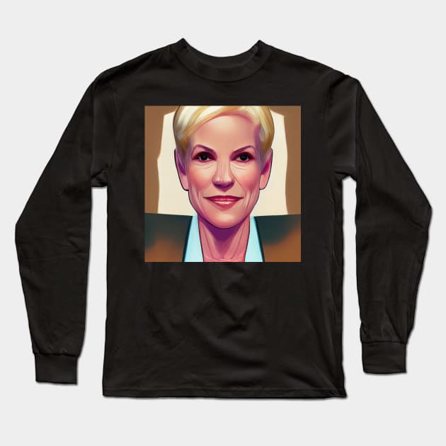 Cecile Richards | Comics Style Long Sleeve T-Shirt by ComicsFactory